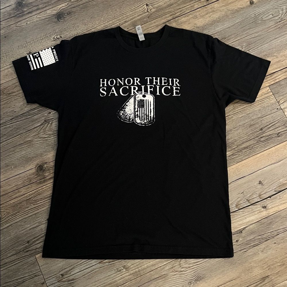 Next Level Apparel Black Honor Tee